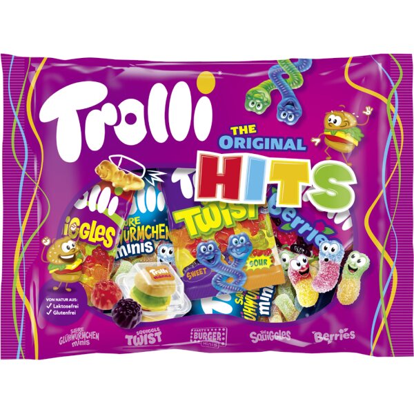 Trolli Fruchtgummi ORIGINAL HITS, 200 g Beutel