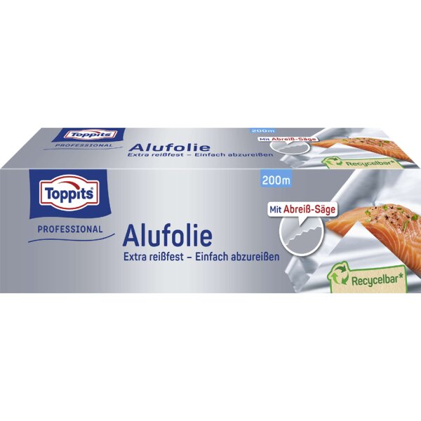 TOPPITS Alufolie Professional, Breite: 295 mm, Länge: 200 m