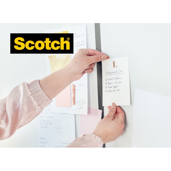 3M Scotch Ruban adh&eacute;sif Crystal Clear 600, 19 mm x 25 m