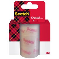 3M Scotch Klebefilm Crystal Clear 600, 19 mm x 25 m