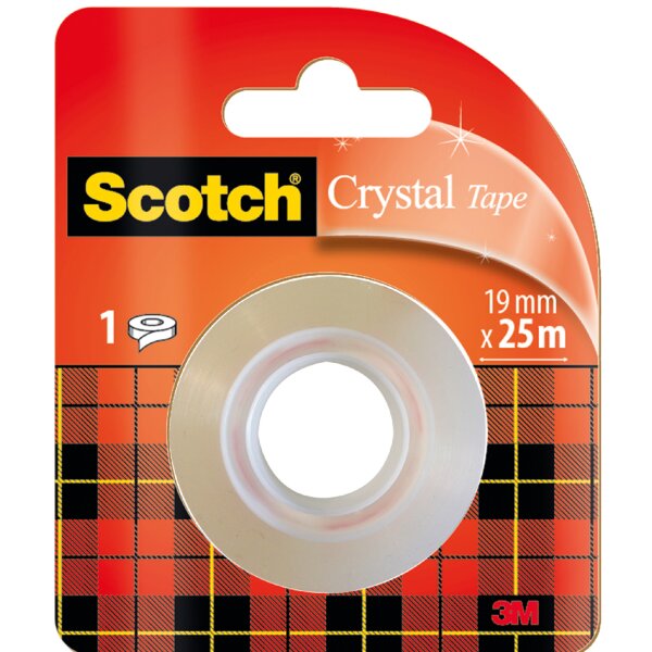 Scotch Ruban adhésif Crystal, transparent, pack économique