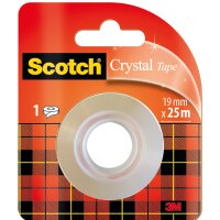 Scotch Ruban adhésif Crystal, transparent, pack...