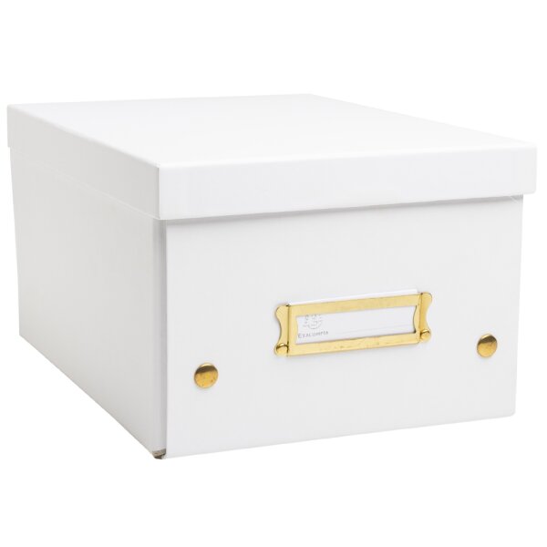 EXACOMPTA Boîte de rangement Neo Deco, A4+, blanc