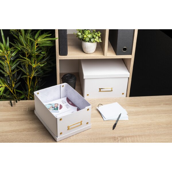EXACOMPTA Ablagebox Neo Deco, DIN A5+, weiss