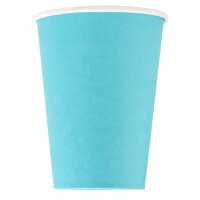 PROnappe Gobelet en carton, 0,2 l, bleu turquoise