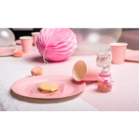 PROnappe Gobelet en carton, 0,2 l, rose