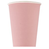 PROnappe Gobelet en carton, 0,2 l, rose