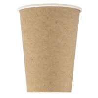 PROnappe Gobelet en carton, 0,2 l, kraft