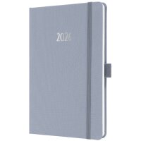 sigel Buchkalender Jolie Feel 2026, Textil, A5, lila