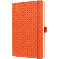 sigel Buchkalender Jolie Flair 2026, Kunstleder, A5, orange