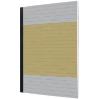 sigel Carnet de notes, A5, ligné, 400 pages, jaune...