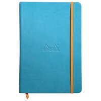 RHODIA Carnet rigide RHODIARAMA, A5, ligné, turquoise