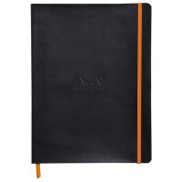 RHODIA Carnet souple RHODIARAMA, B5, ligné, noir