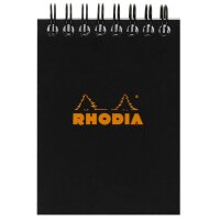 RHODIA Bloc spiralé No. 11, A7, quadrillé...