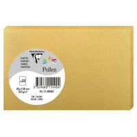 Pollen by Clairefontaine Carte 82 x 128 mm, or