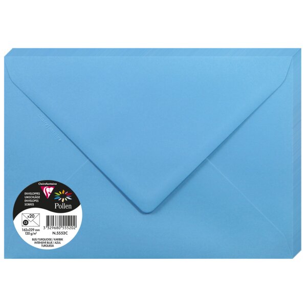 Pollen by Clairefontaine Enveloppes C5, blanc naturel