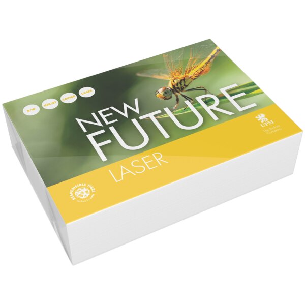 NEW FUTURE Multifunktionspapier, DIN A5, 80 g qm, weiss