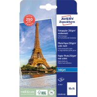 AVERY Zweckform Inkjet Fotopapier PREMIUM, 10 x 15 cm, weiss