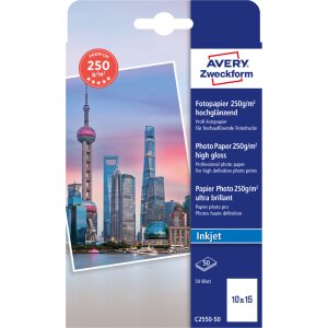 AVERY Zweckform Papier photo jet dencre PREMIUM, 10 x 15 cm