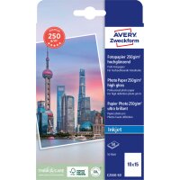 AVERY Zweckform Inkjet Fotopapier PREMIUM, 10 x 15 cm, weiss