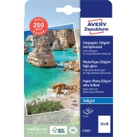 AVERY Zweckform Inkjet Fotopapier PREMIUM, 13 x 18 cm, weiss