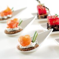 NATURE Star Fingerfoodlöffel Drop, 55 x 110 mm, weiss