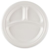 NATURE Star Assiette en canne à sucre, rond, 260 mm