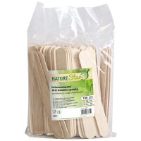 NATURE Star Abaisse-langue, en bouleau, longueur: 150 mm