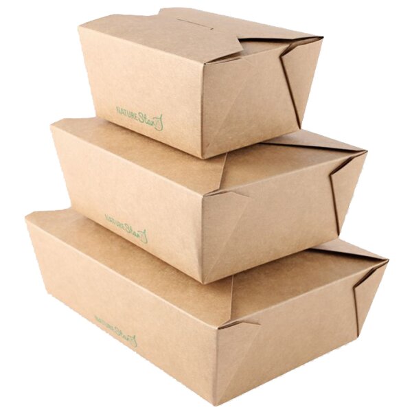 NATURE Star Snackbox, (B)162 x (T)132 x (H)64 mm, braun