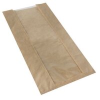 STARPAK Sachet à pain pure, 470 x 200 x 90 mm, marron