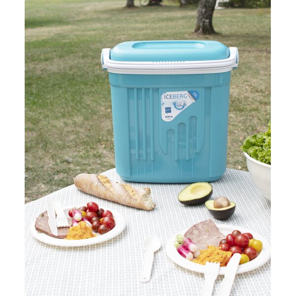 EDA Glaci&egrave;re ICEBERG, 8 litres, gris/vert