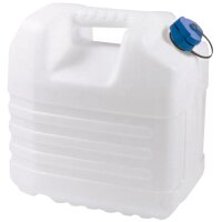 EDA Jerrican, 10 litres, avec bec verseur, blanc