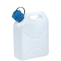 EDA Jerrican, 5 litres, avec bec verseur, blanc