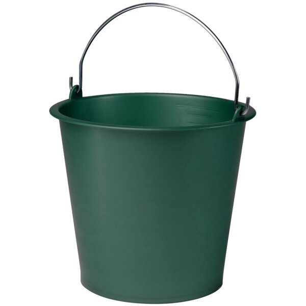 EDA Seau, 10 litres, plastique, vert
