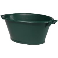 EDA Bassine ovale, 70 litres, plastique, vert