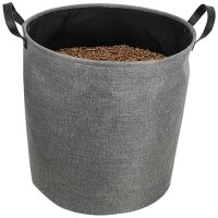 EDA Sac pellets, en feutre, 60 litres, gris foncé