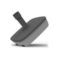 EDA Pied de parasol, plastique, carré 49,5 x 49,5
