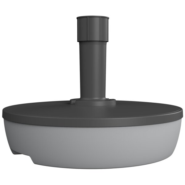 EDA Sonnenschirmständer, Kunststoff, rund, 495 mm, 2-farbig