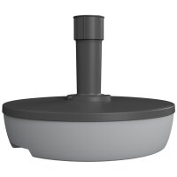 EDA Sonnenschirmständer, Kunststoff, rund, 495 mm, 2-farbig