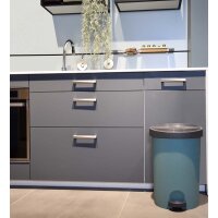 EDA Tret-Abfallbehälter Stepy, 27 Liter, PP, anthrazit