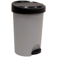 EDA Poubelle à pédale Stepy, 15 litres, PP,...