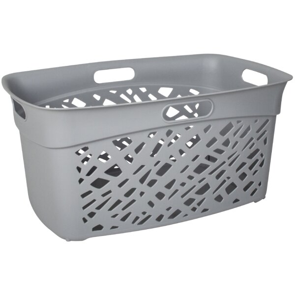 EDA Corbeille à linge ALMERIA, 45 litres, PP, blanc