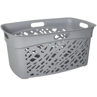 EDA Corbeille à linge ALMERIA, 45 litres, PP, blanc