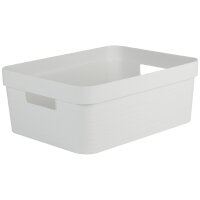 EDA Aufbewahrungsbox STONE, 30 Liter, PP, schwarz