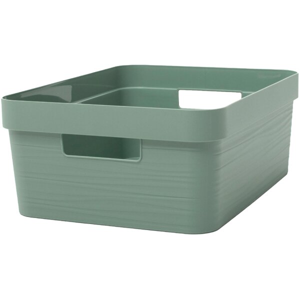 EDA Aufbewahrungsbox STONE, 6 Liter, PP, weiss