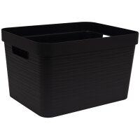 EDA Aufbewahrungsbox STONE, 6 Liter, PP, weiss