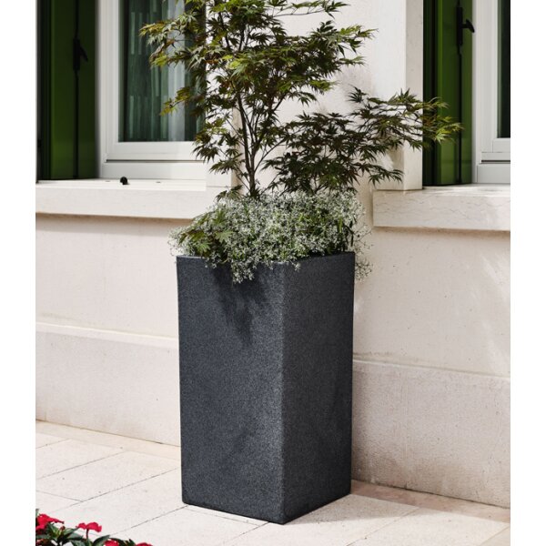 tera Colonne à plantes Schio Cubo Alto 80, anthracite