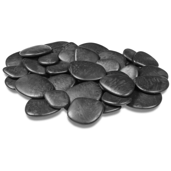 tera Pierres décoratives Pebbles, taille L, noir