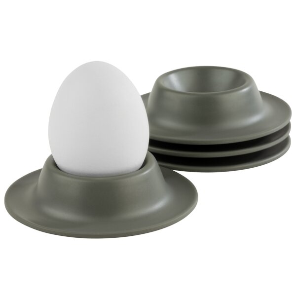 APS Coquetier EGGY, en mélamine, set de 4, gris