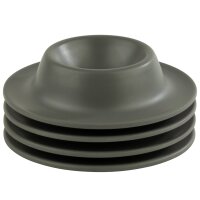APS Coquetier EGGY, en mélamine, set de 4, gris